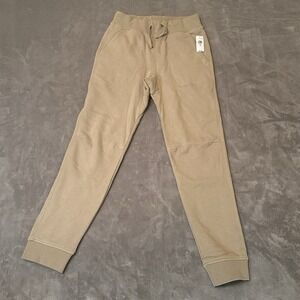 Gap Fleece Kids Joggers XXL Biege Pocket Logo